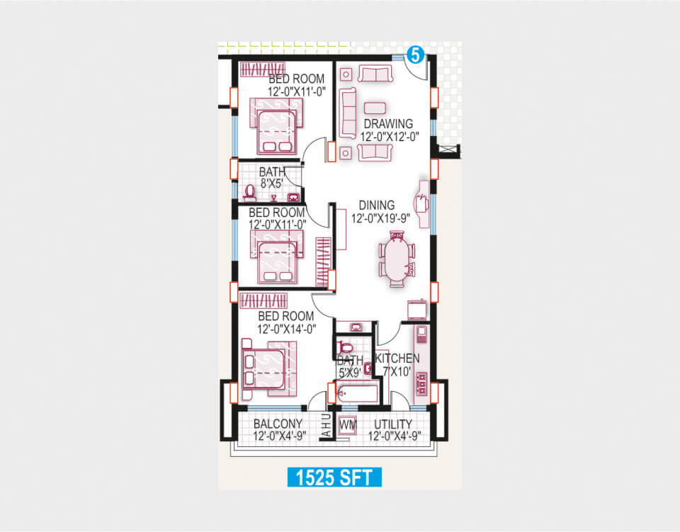 Sri Sairam Towers Floor Plan