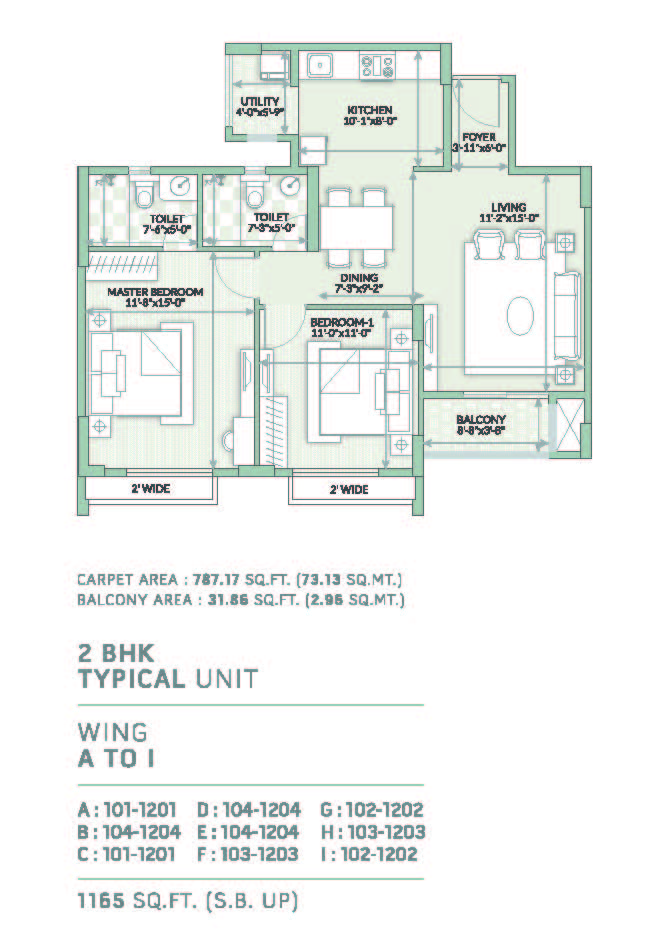 Goyal Orchid Piccadilly Floor Plan