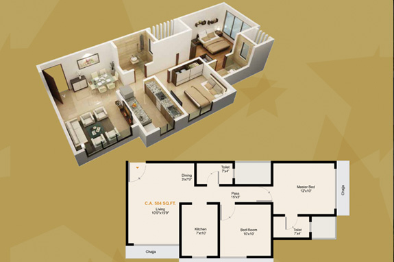 Ethics Ashwini Residency Floor Plan