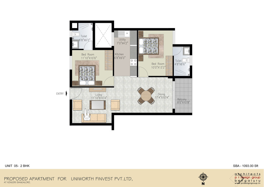Uniworth Tranquil Floor Plan