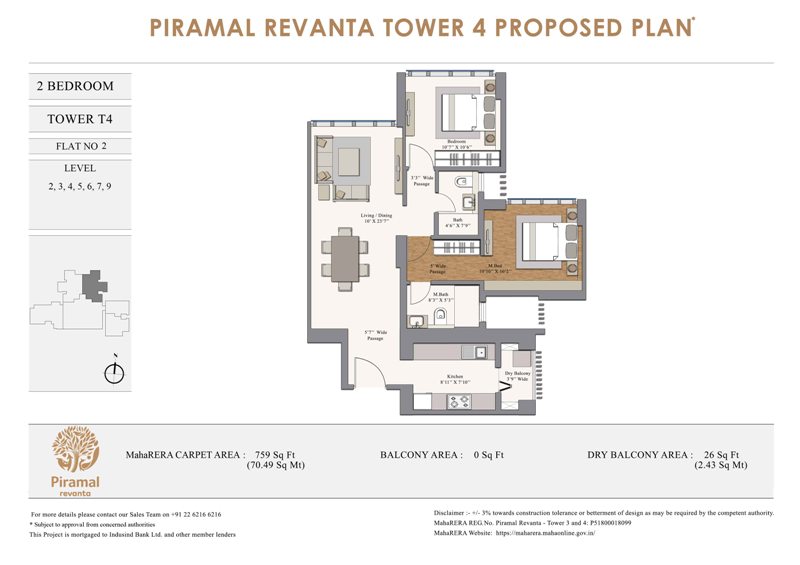 Piramal Revanta Ravit Floor Plan
