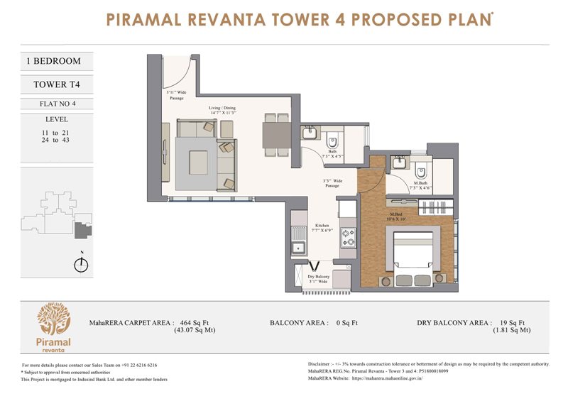 Piramal Revanta Ravit Floor Plan