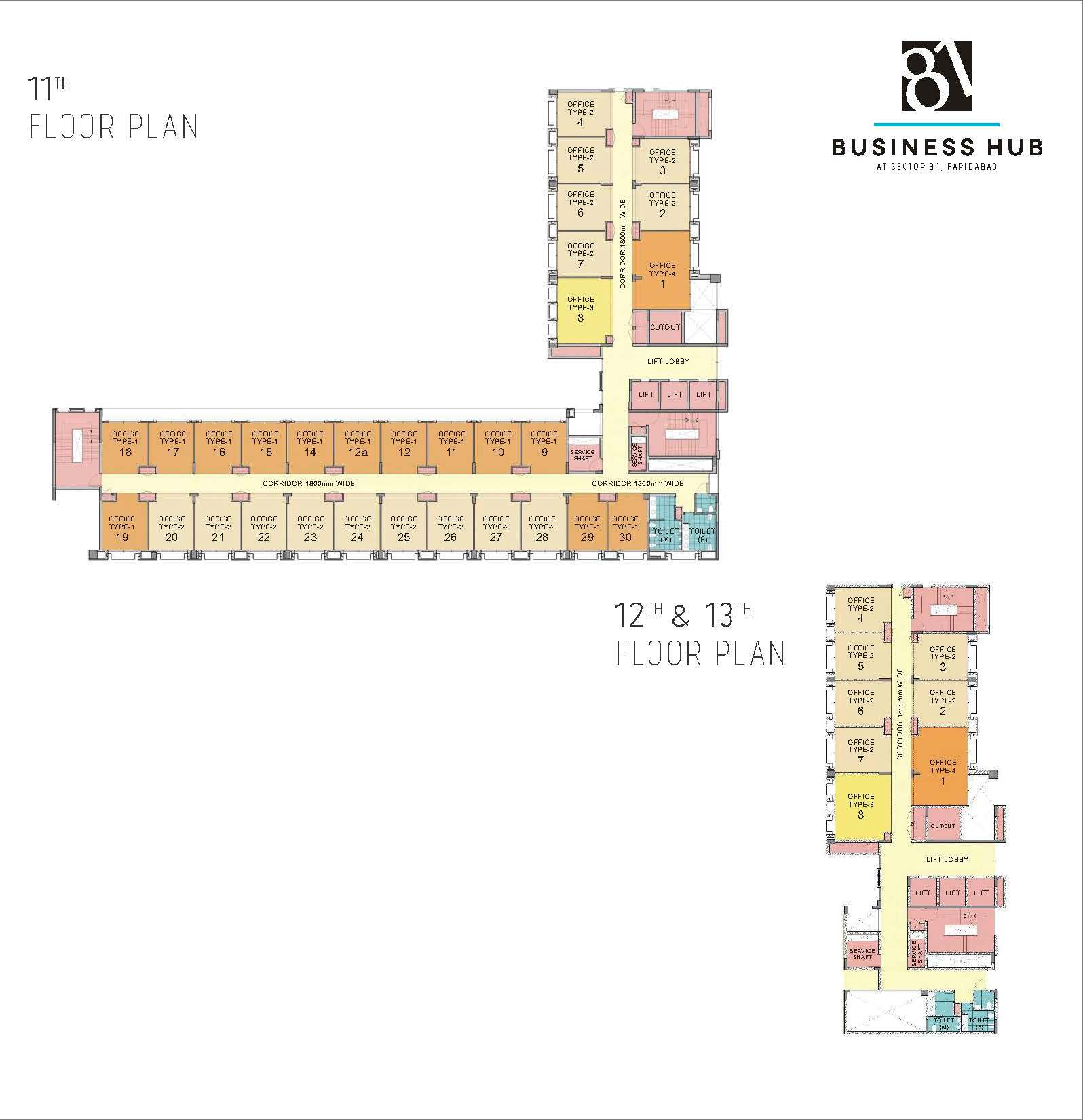Puri 81 Business Hub Floor Plan