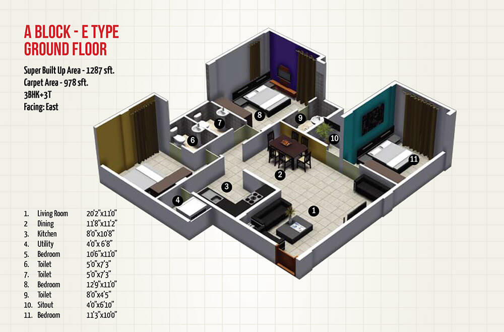 MJ Lifestyle Avershine Floor Plan