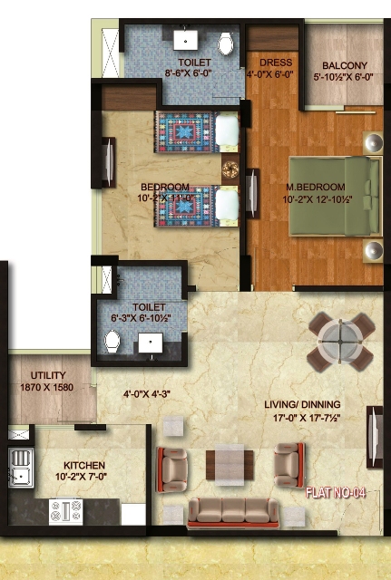 MI Riviera Residency Phase 2 Floor Plan