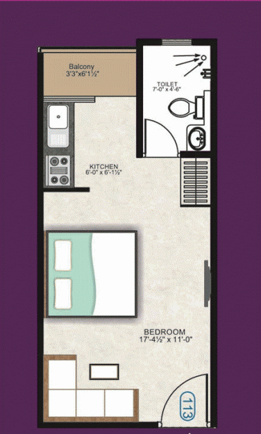UDB Studio Suite Floor Plan