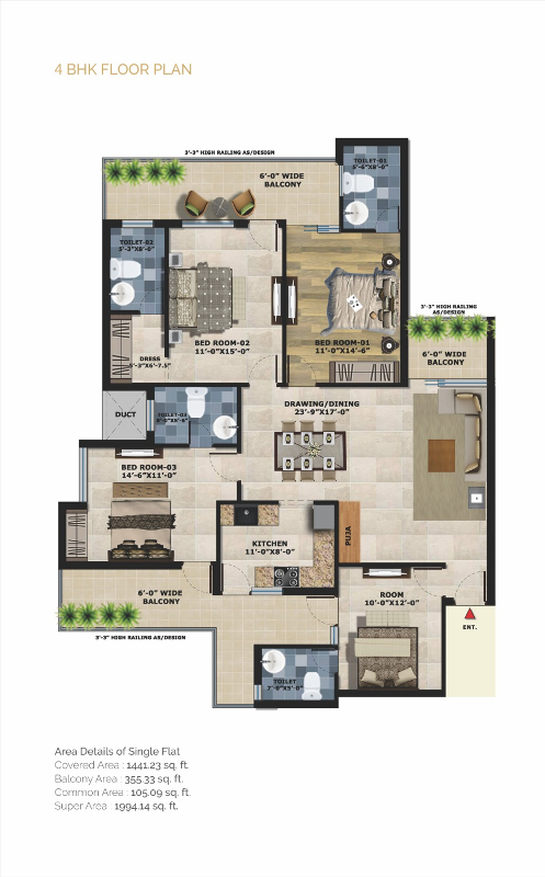 GVT Beliston Avenues Floor Plan
