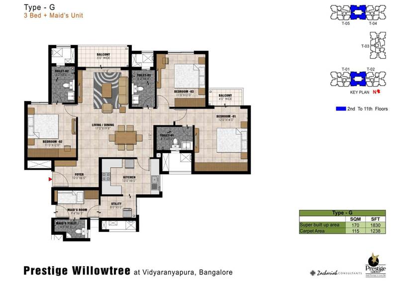 Prestige Willow Tree Floor Plan