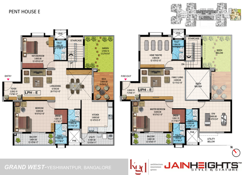 Jain Heights Grand West Floor Plan
