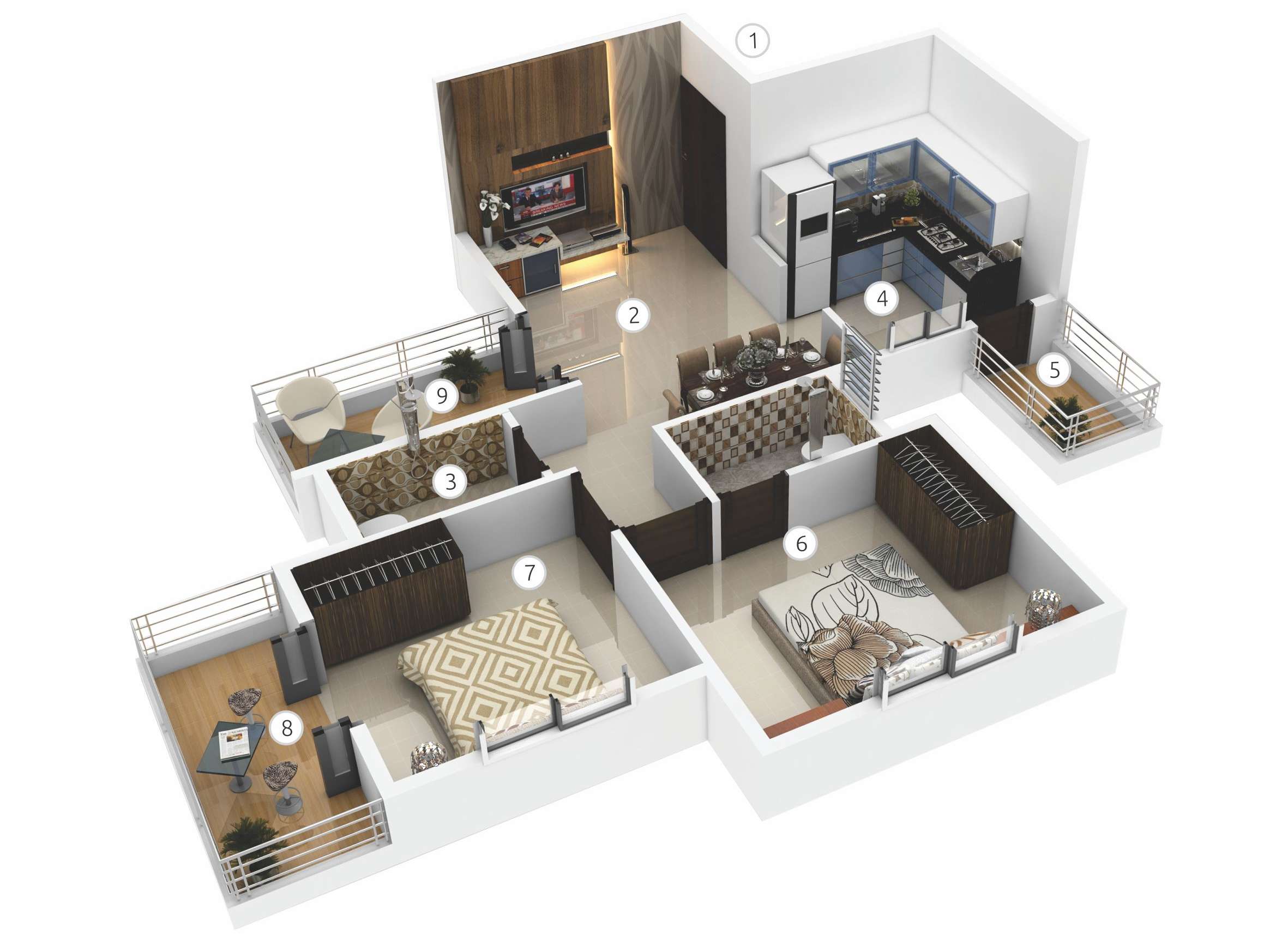Visions Indradhanu Phase 2 Floor Plan