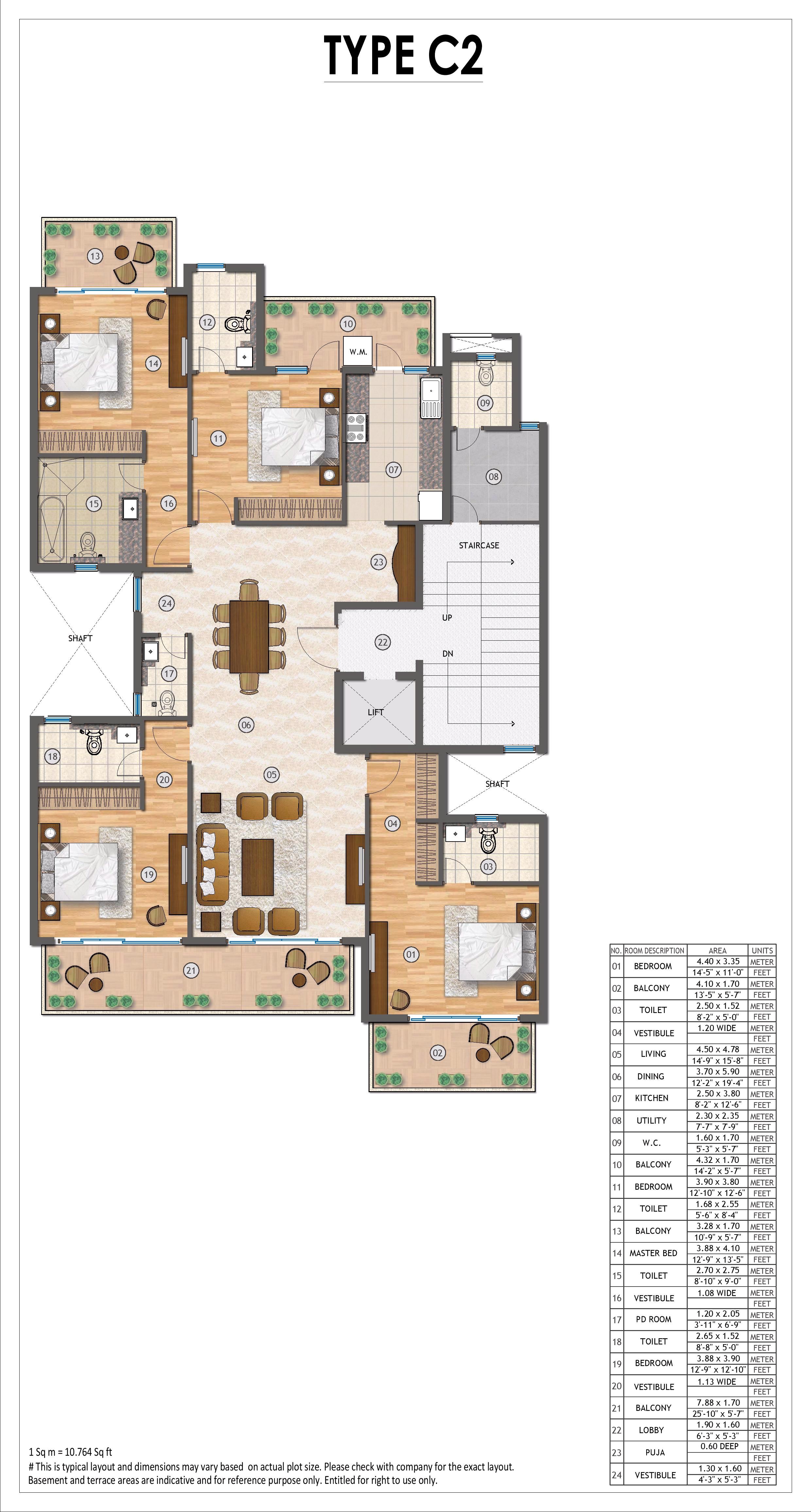 Adani Samsara Vilasa Floor Plan