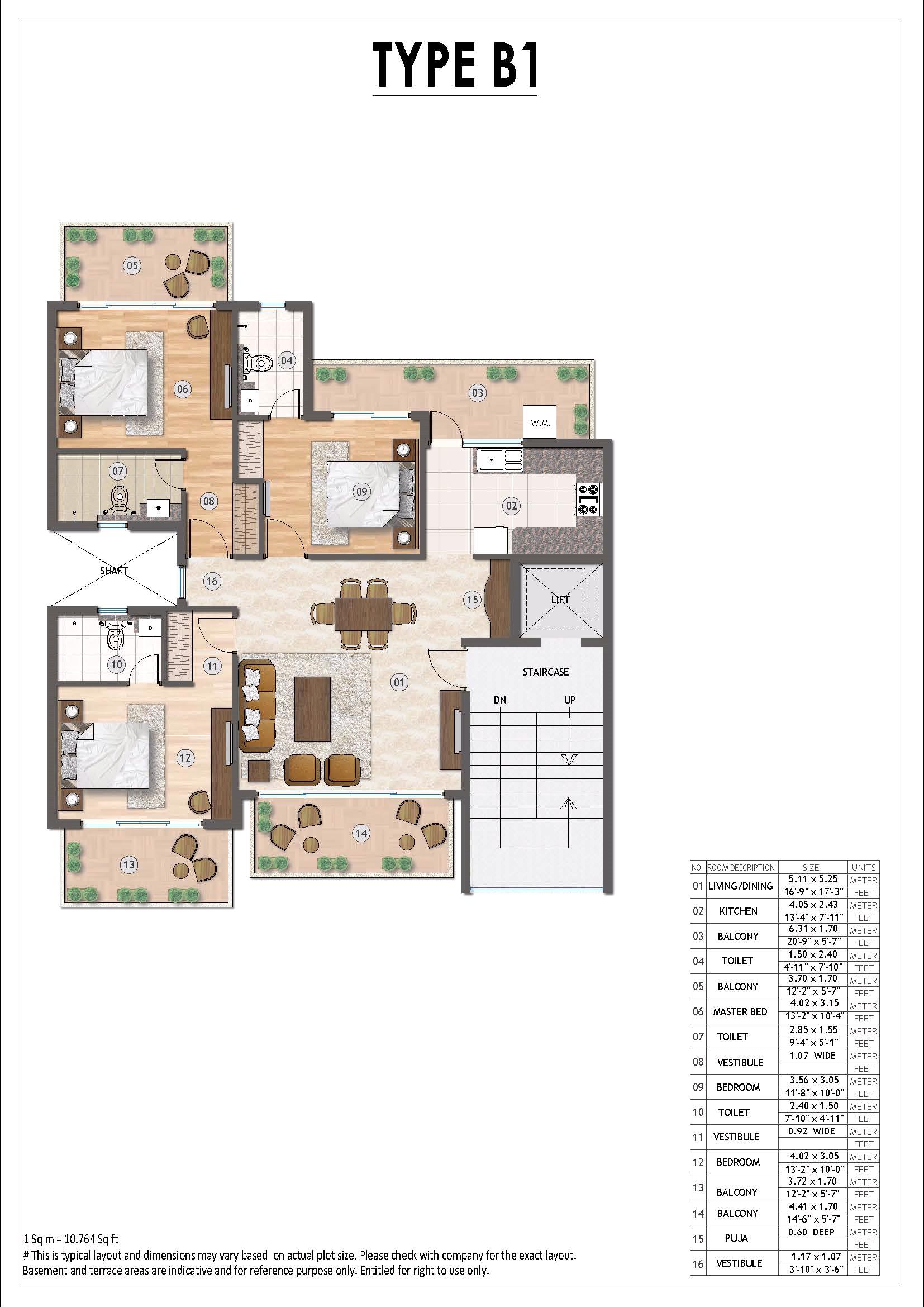 Adani Samsara Vilasa Floor Plan