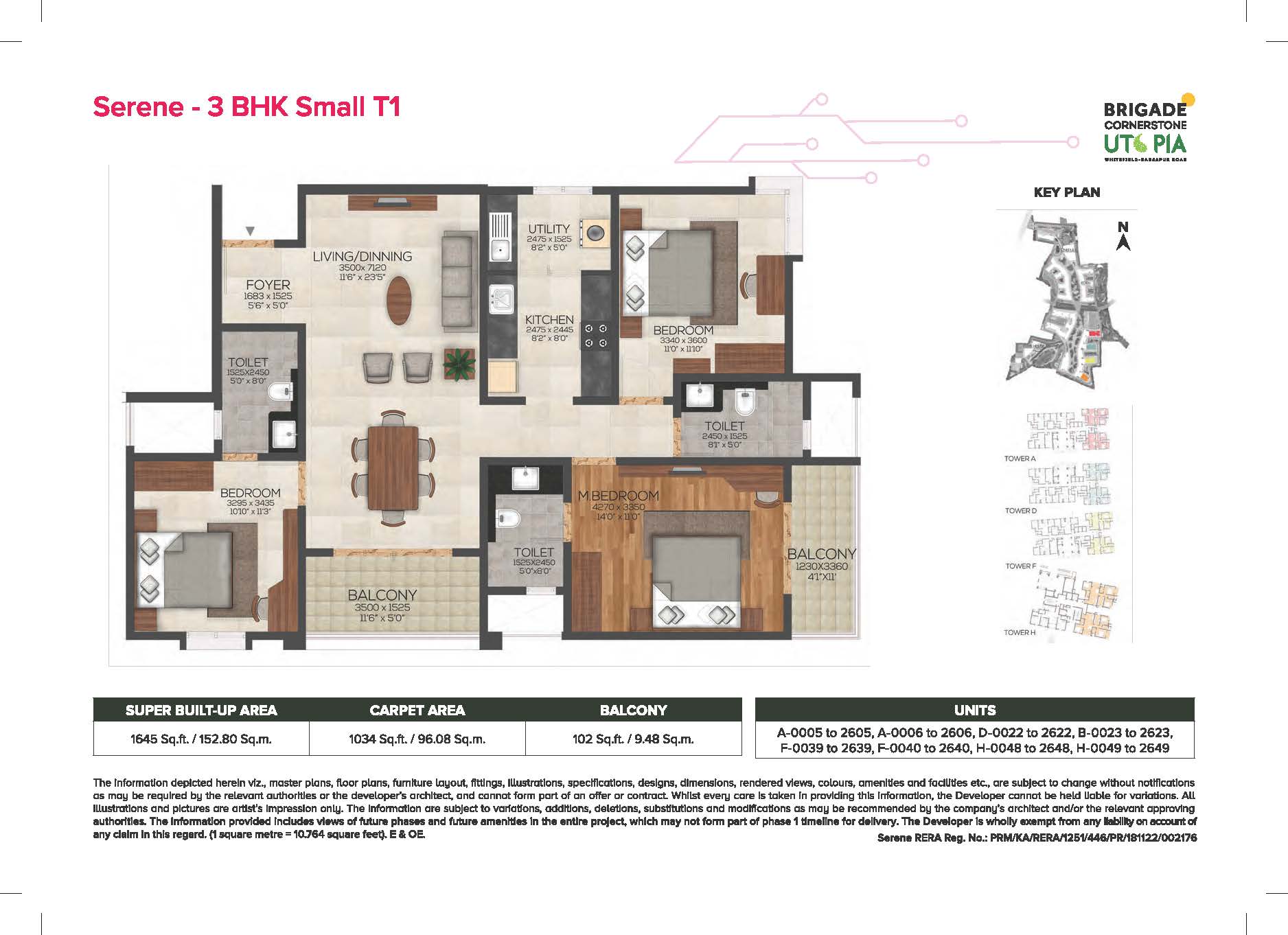 Brigade Cornerstone Utopia Floor Plan