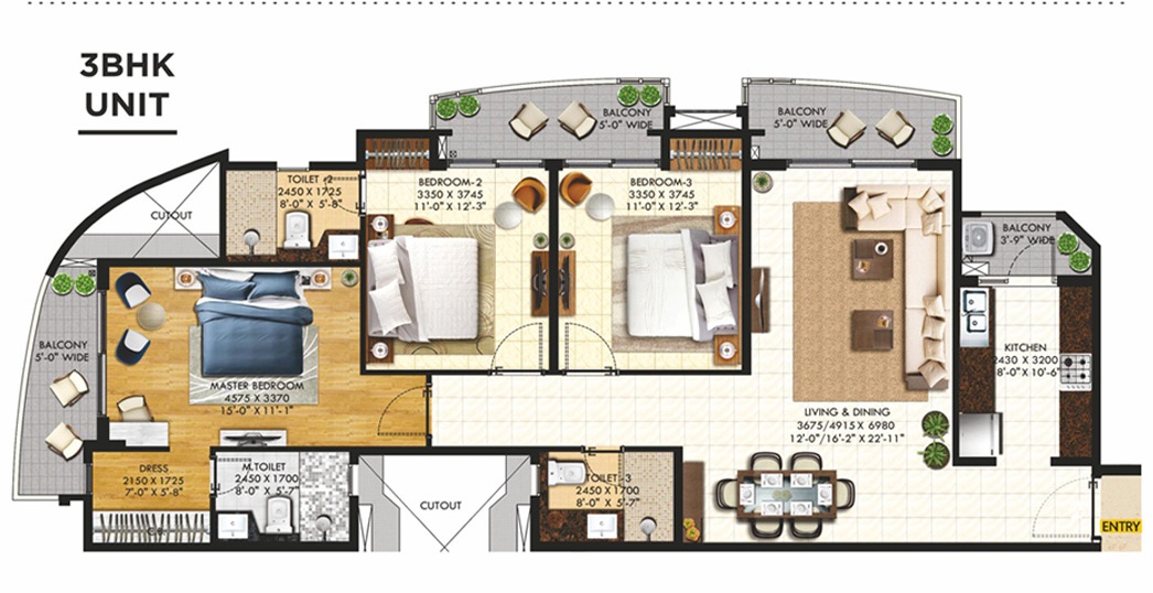 Rishita Mulberry Heights Floor Plan