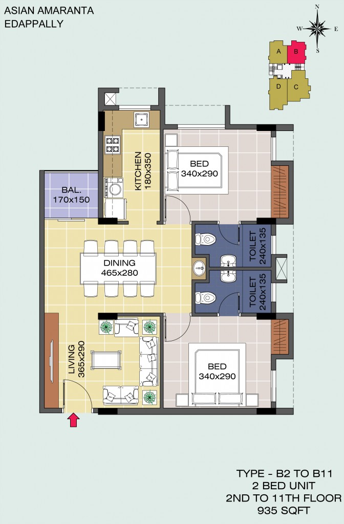Asian Amaranta Floor Plan