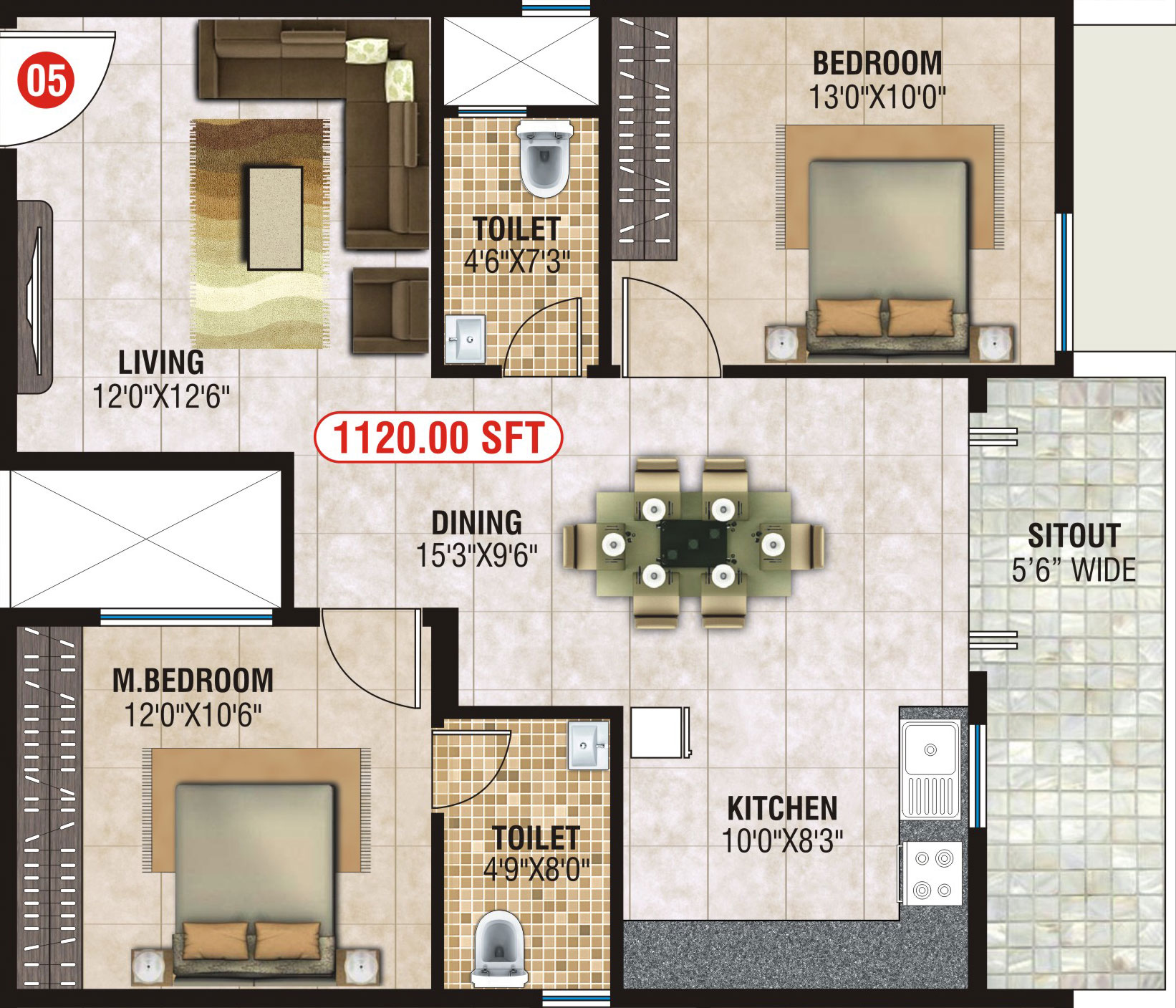 Satyadeva Residency Floor Plan
