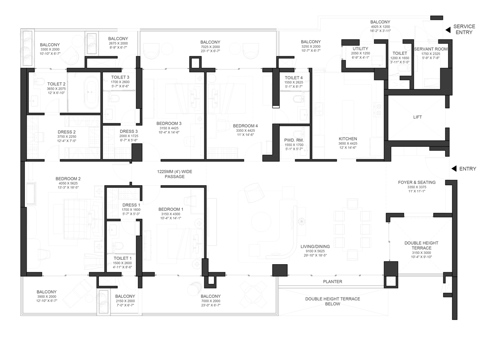 Risland Sky Mansion Floor Plan