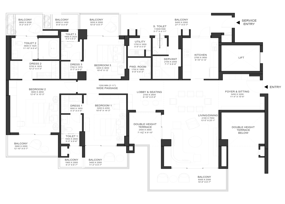 Risland Sky Mansion Floor Plan