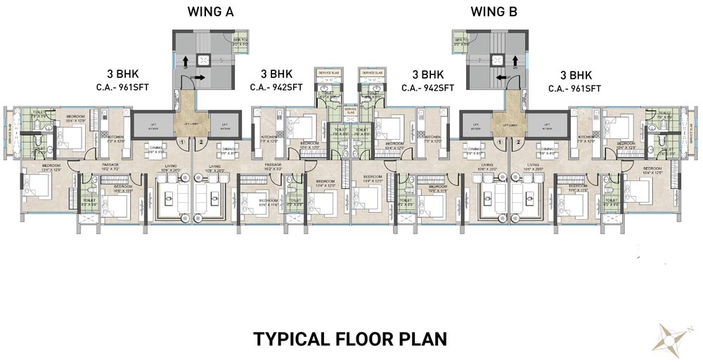 Bharat Asbury Park Floor Plan