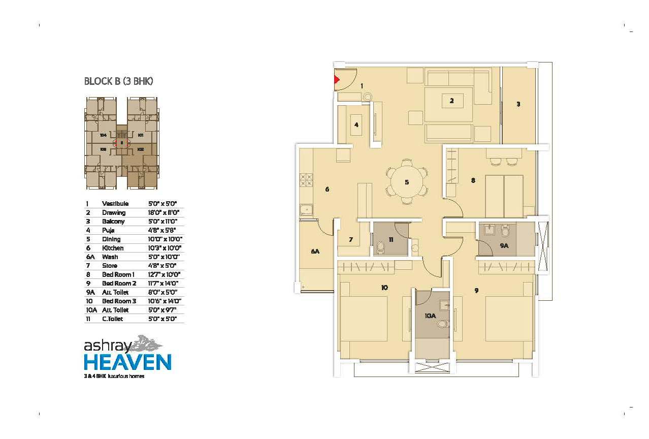 Samriddhi Ashray Heaven Floor Plan