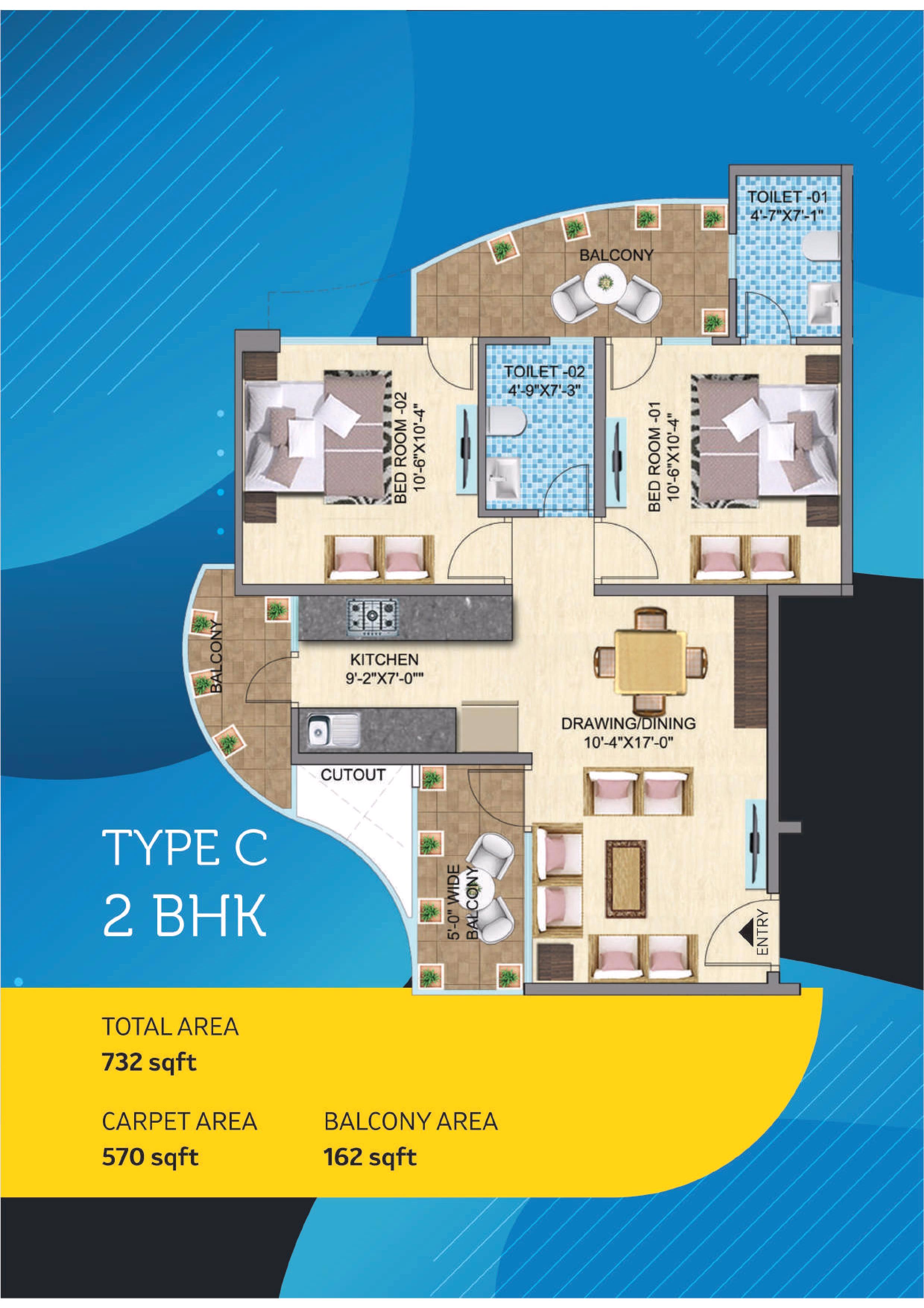 Mahira Homes 103 Floor Plan