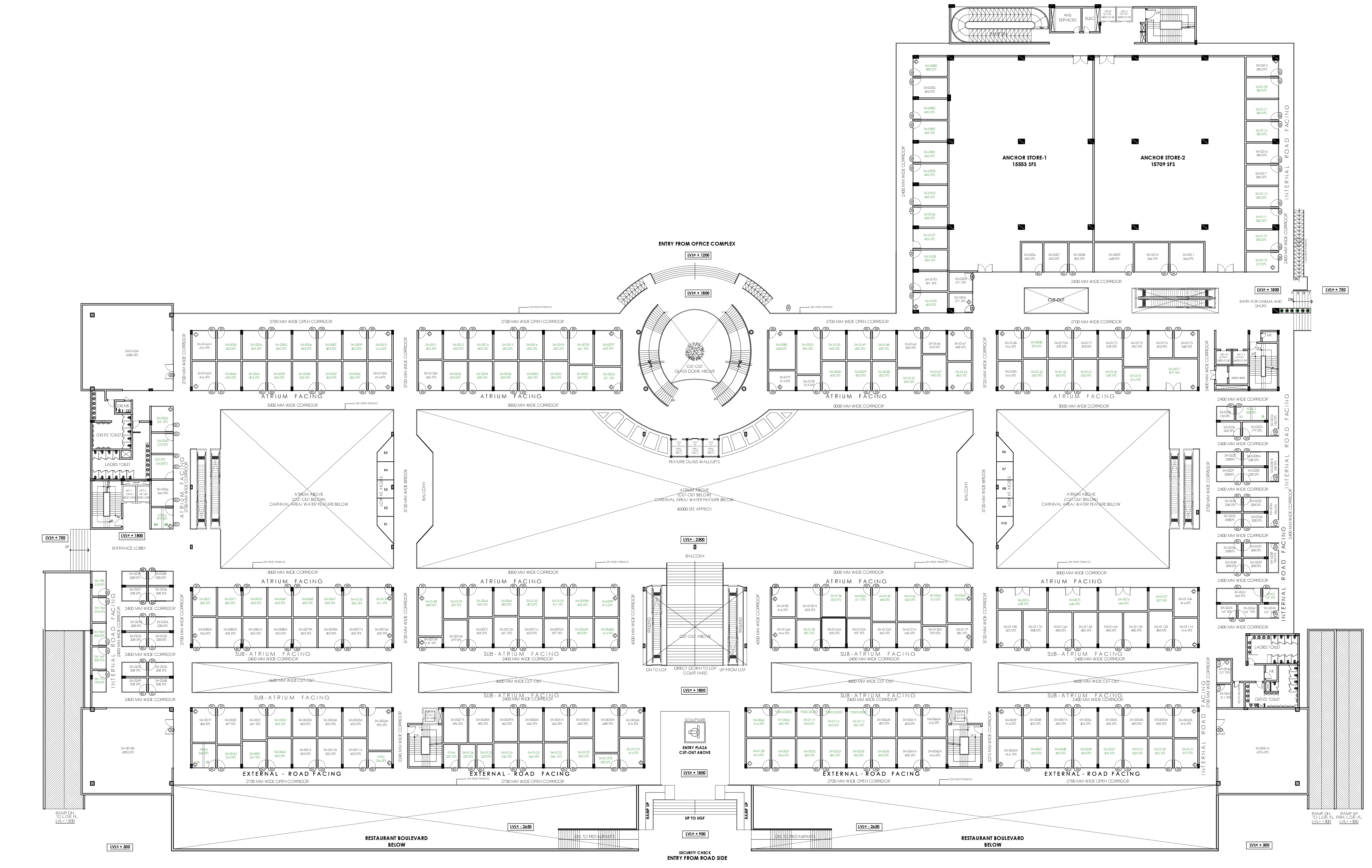 DAH Greentech NX ONE Mall Floor Plan