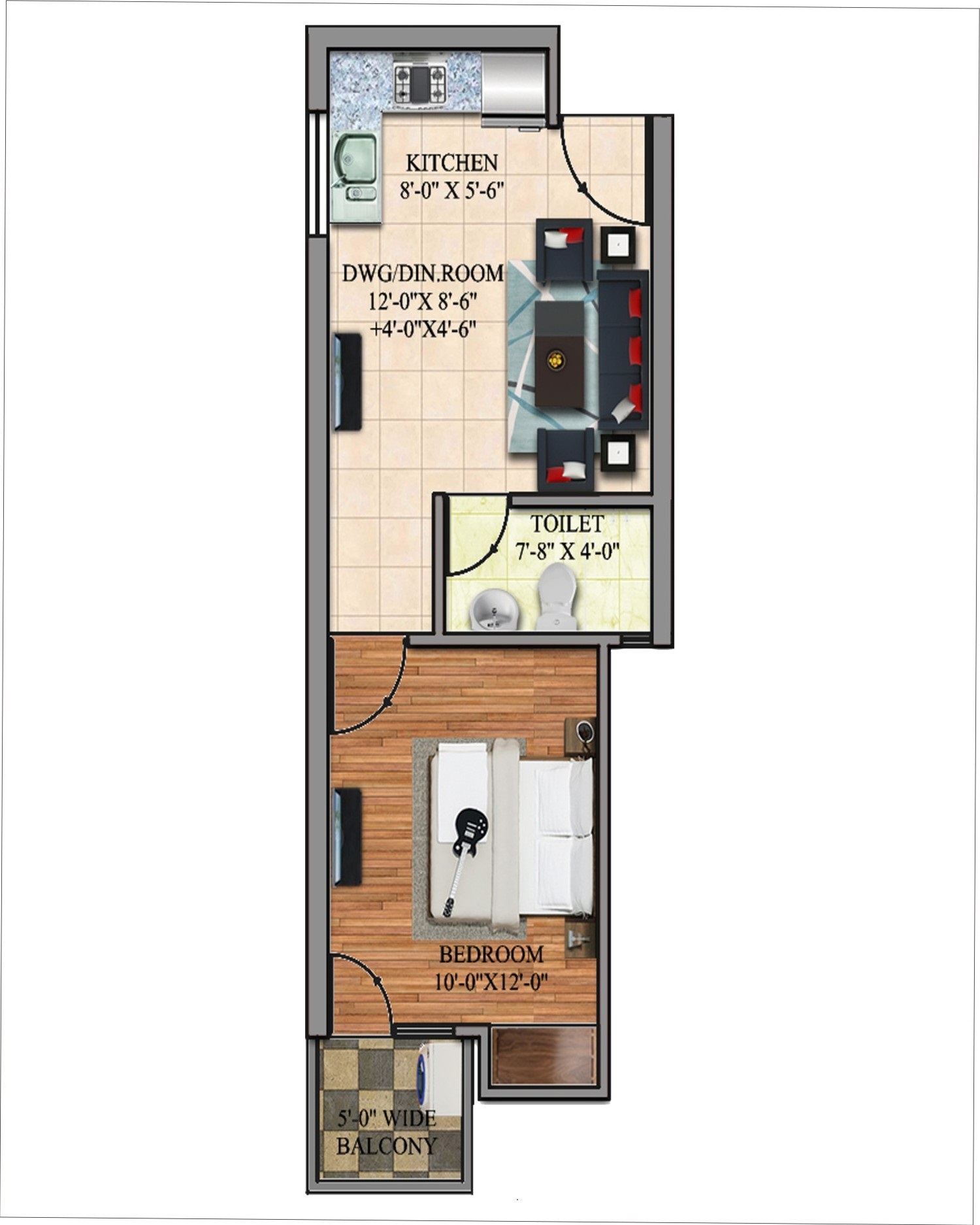 Dev Hitaishi Heights Floor Plan