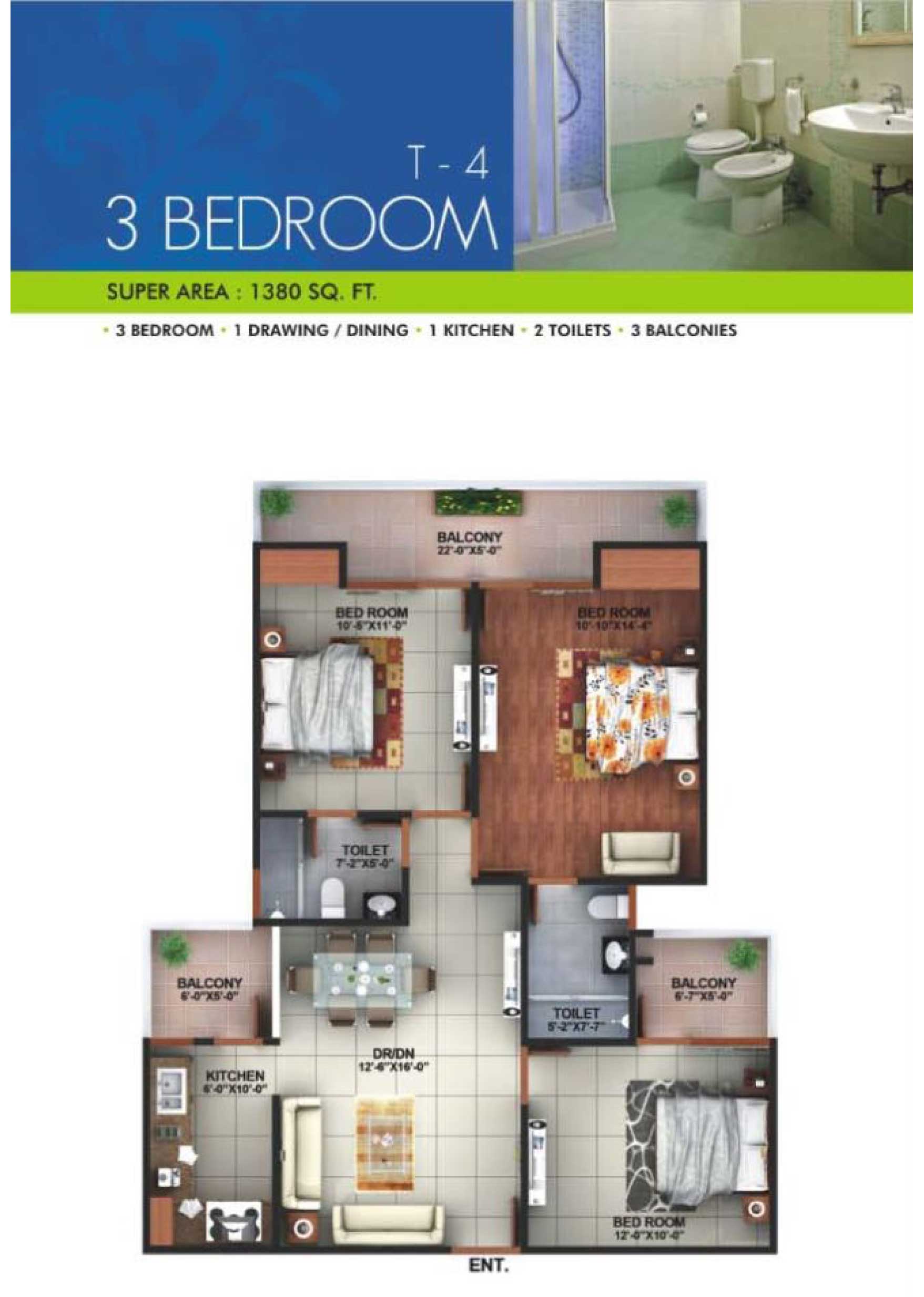 Mittal Rajnagar Residency Floor Plan