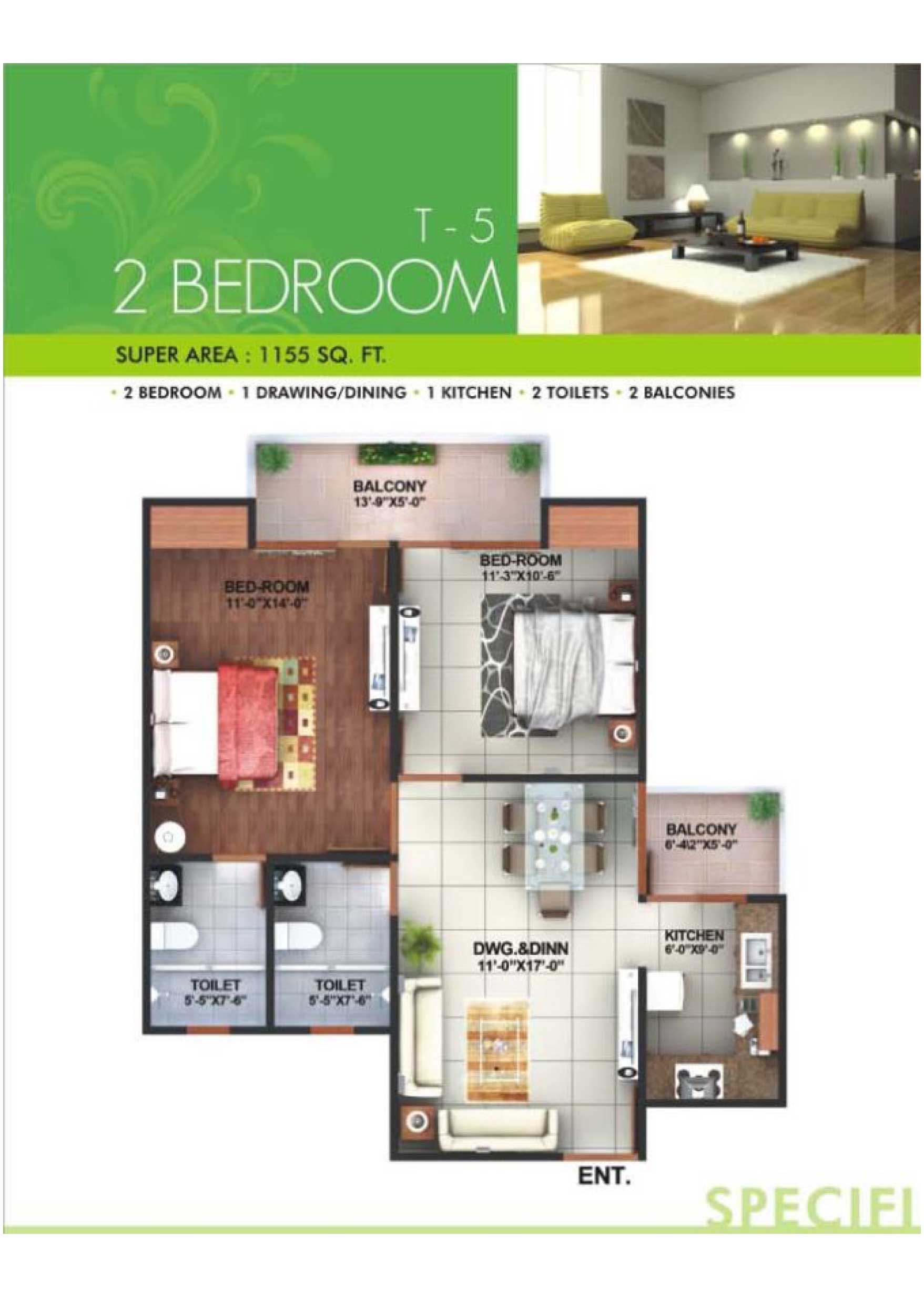 Mittal Rajnagar Residency Floor Plan