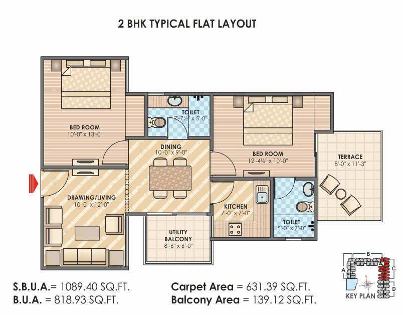 Anukampa Platina Terraces Floor Plan
