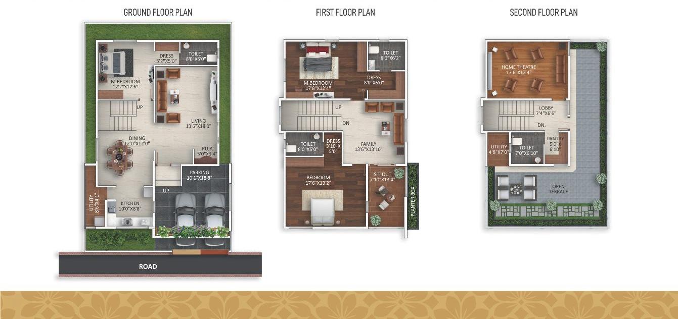 Dwarakamai Apex Villas Floor Plan