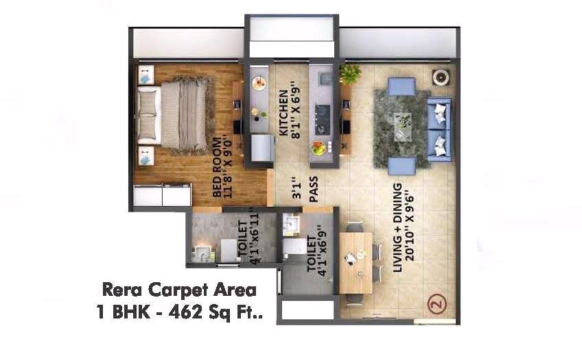 Sanghvi S3 Proxima Floor Plan