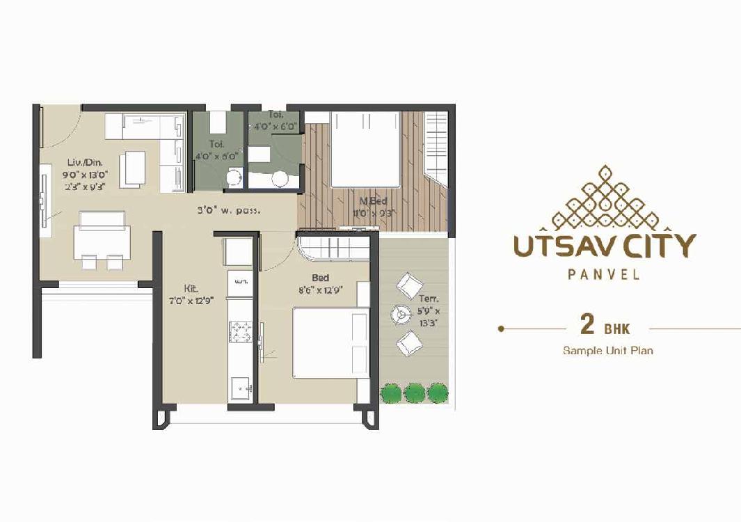 Today Utsav City Floor Plan