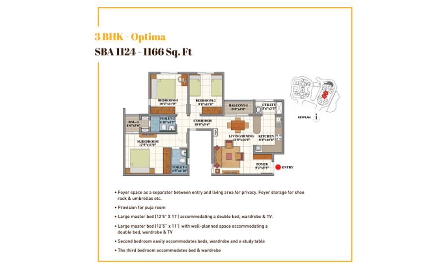 Shriram Divine City Floor Plan
