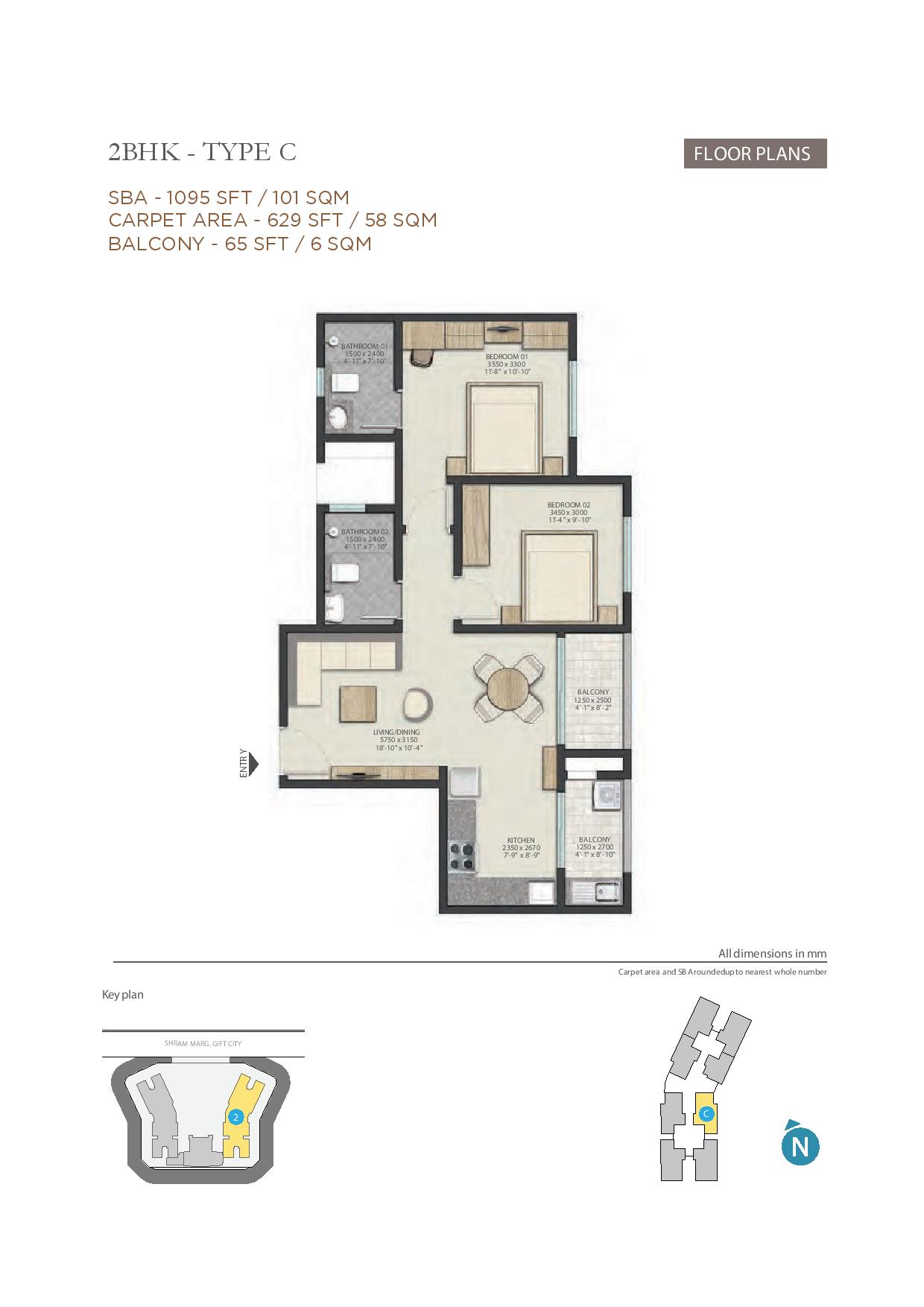 Sobha Dream Heights Floor Plan