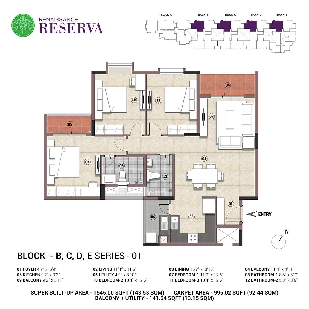 Renaissance Reserva Floor Plan