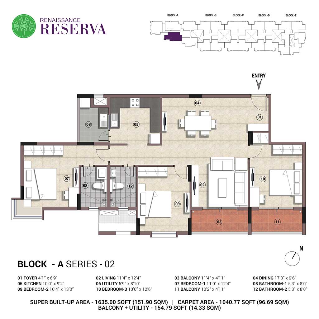 Renaissance Reserva Floor Plan