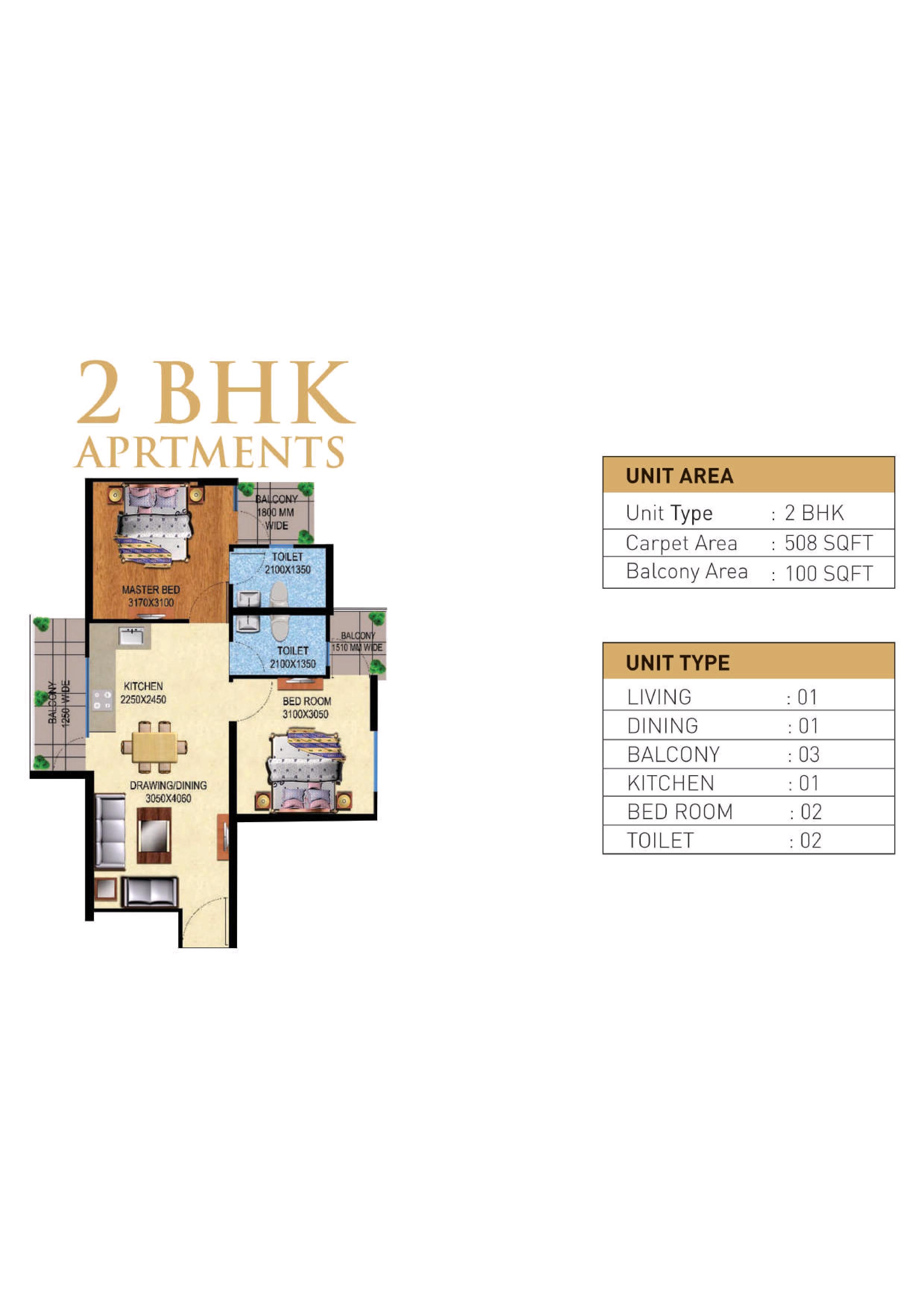 Mahira Luxury Homes Floor Plan
