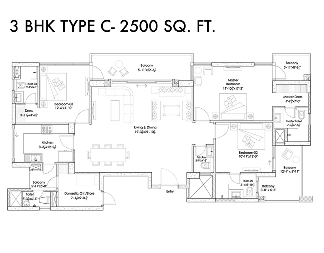 Silverglades Hightown Residences Floor Plan