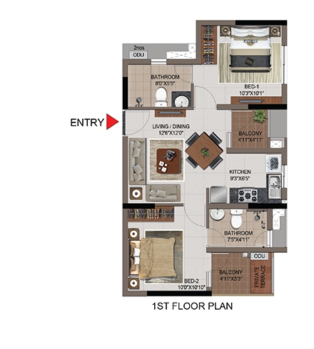 Casagrand FirstCity Floor Plan