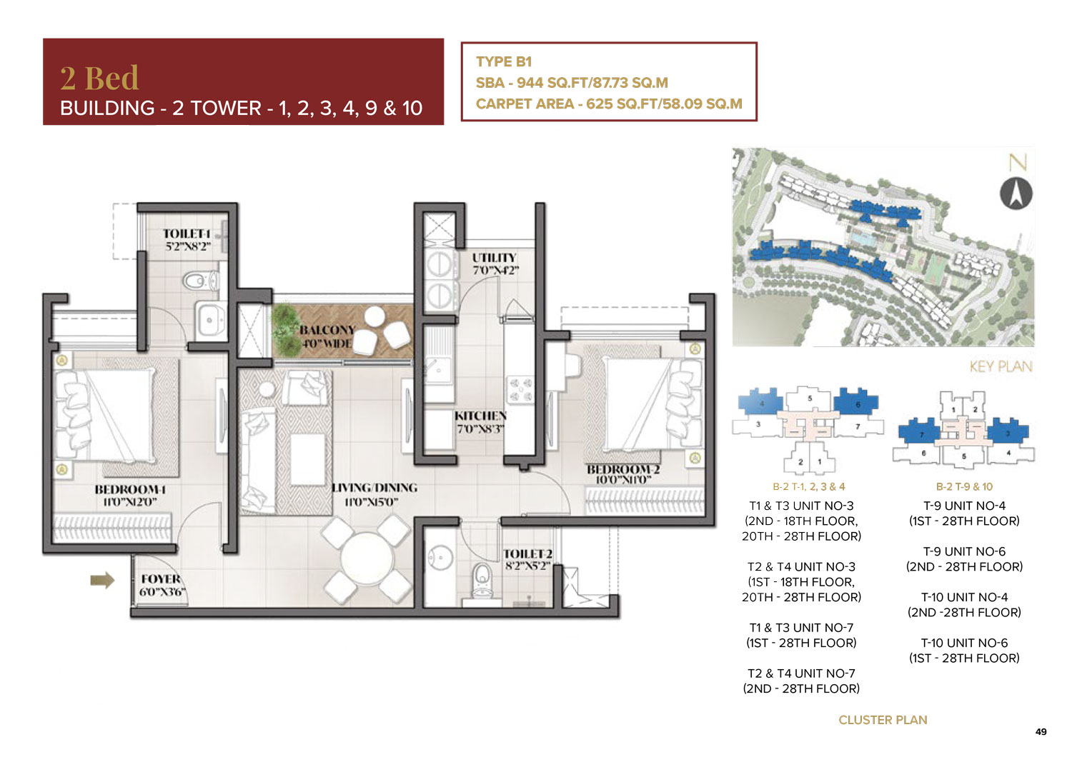 Prestige Eden Park Floor Plan