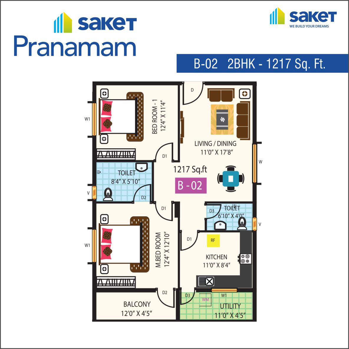 Saket Pranamam Floor Plan