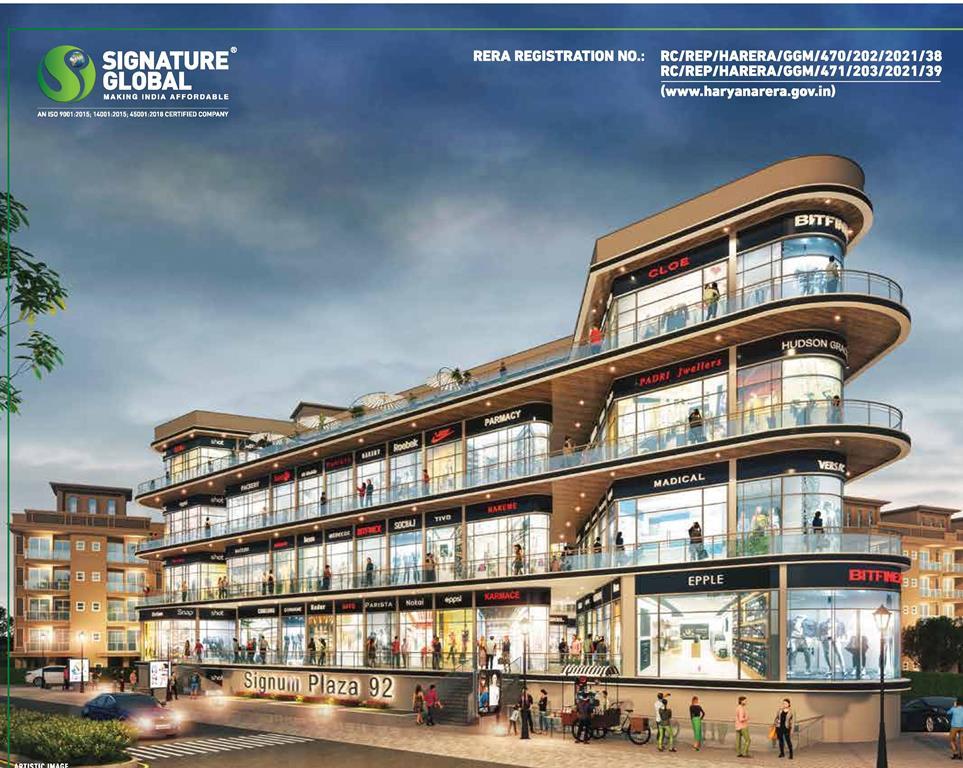 Signature Global Signum Plaza 92 Banner