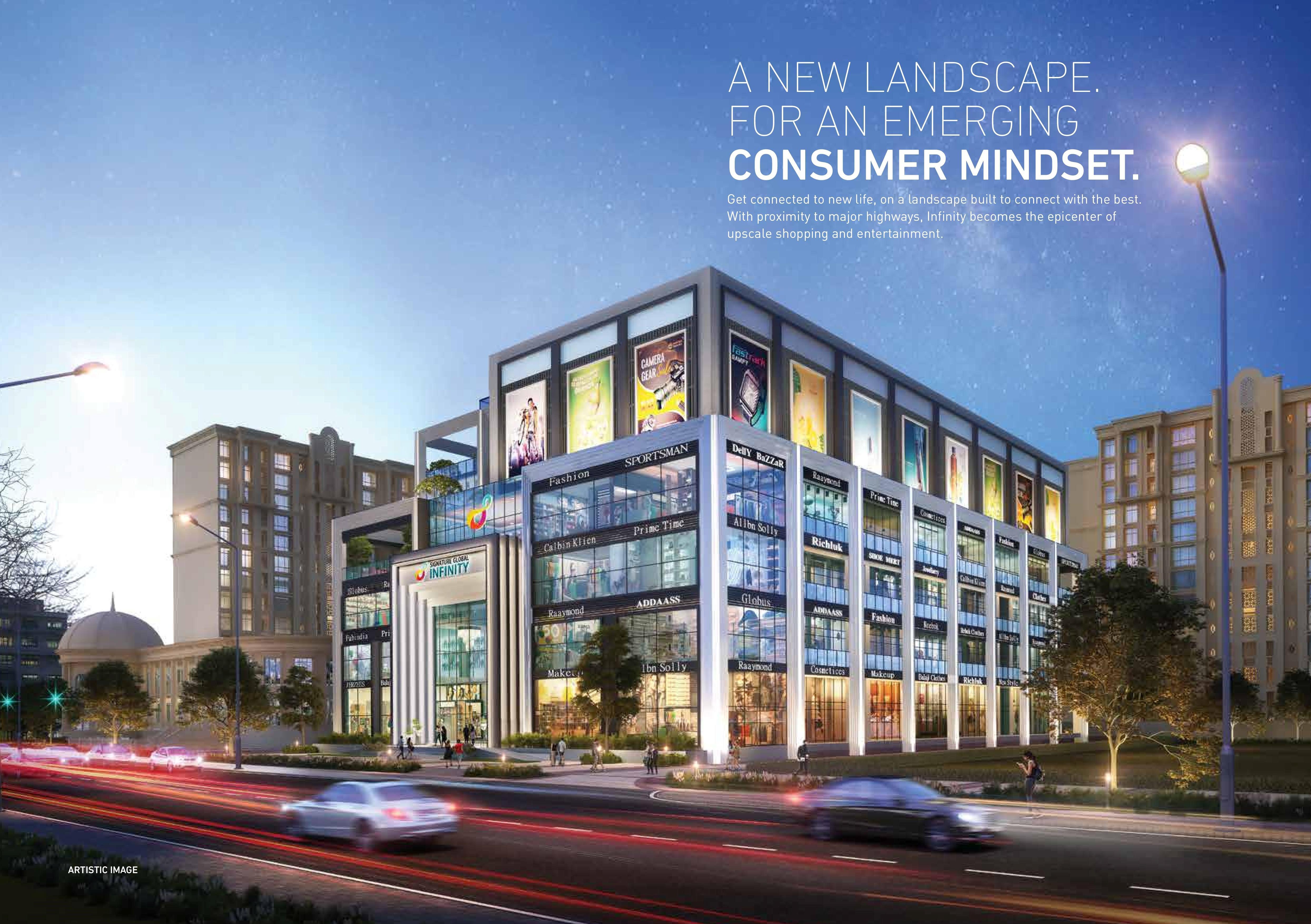 Signature Global Infinity Mall Banner