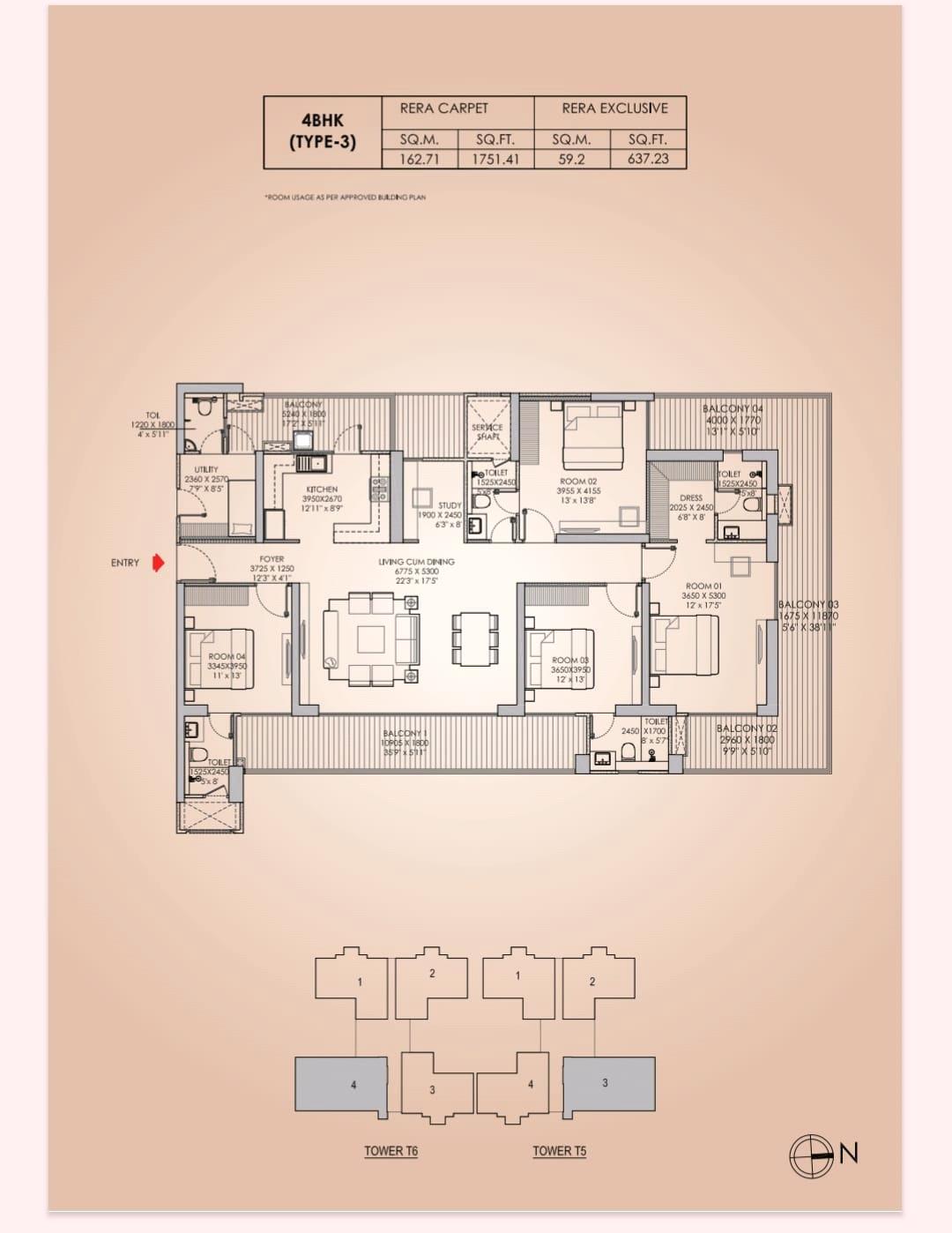 Godrej Aristocrat Floor Plan