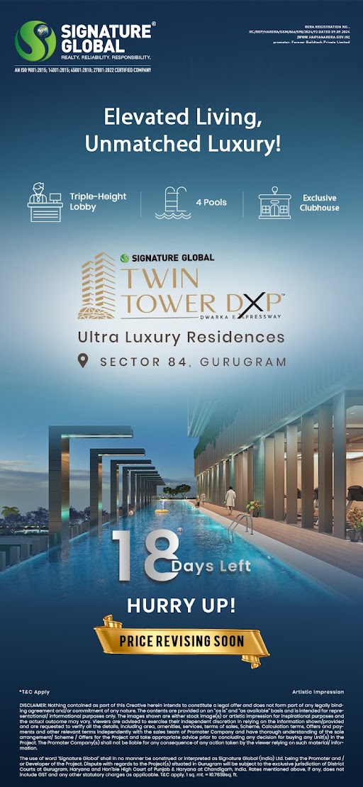 Signature Global Twin Tower DXP Offer