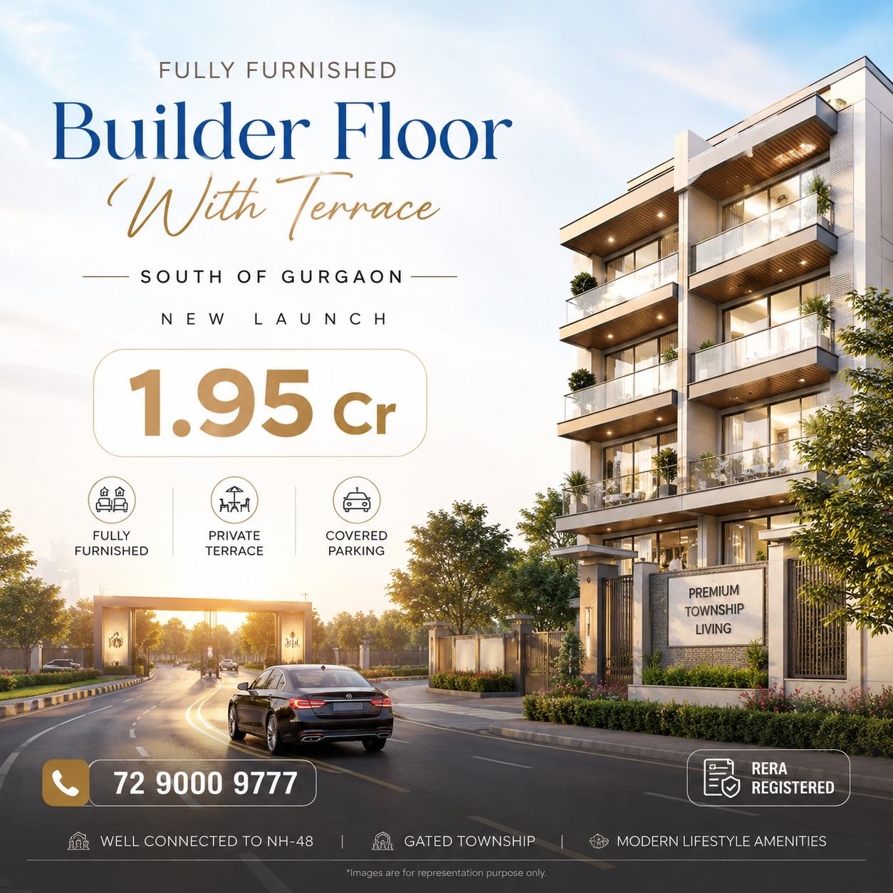 3 BHK Luxury Floors Image