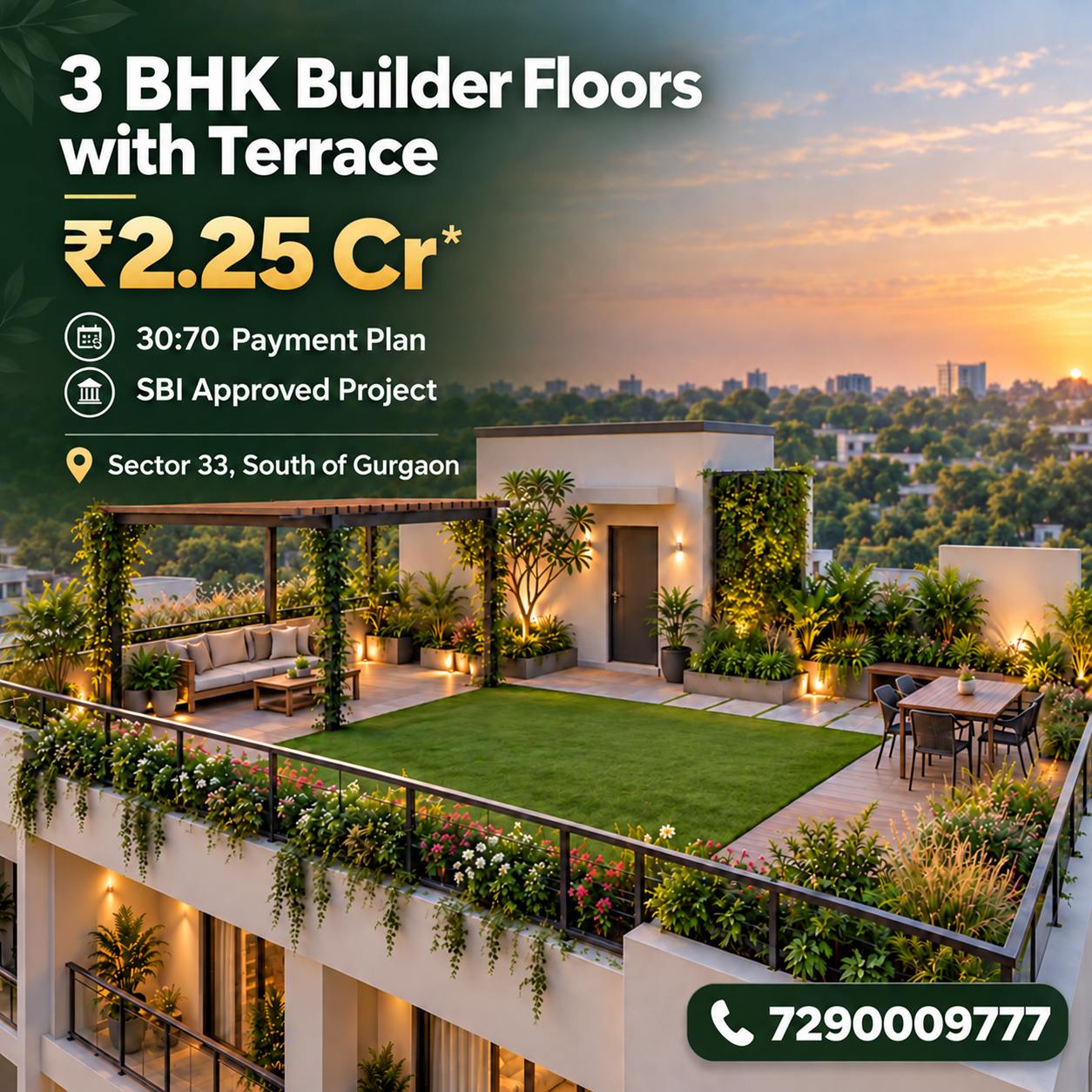 3 BHK Floors with Terrace Image