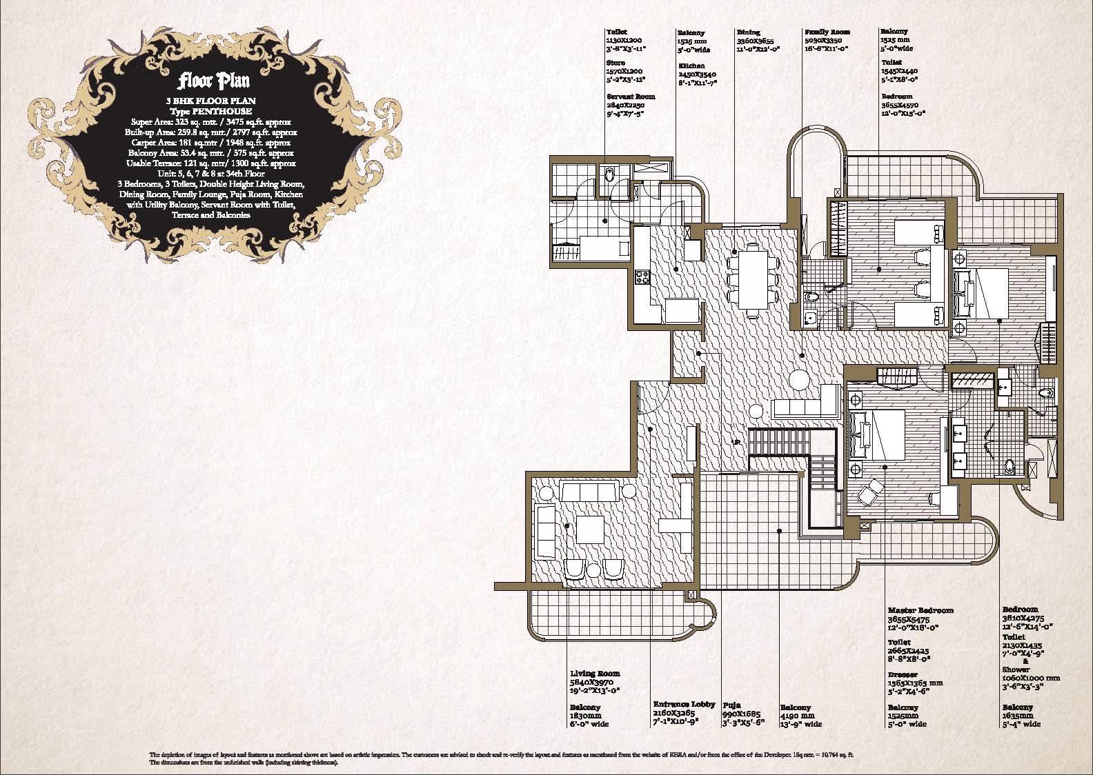 Mahagun Mezzaria Floor Plan