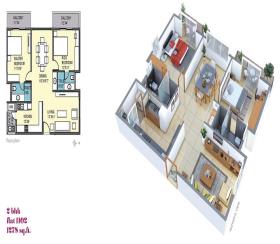  2 BHK  Apartment for sale in Pristine Medows Bangalore